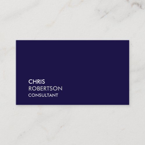Trendy Blue Modern Attractive Business Card