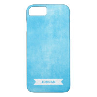 Trendy Blue Rolled Ink iPhone 8/7 Case