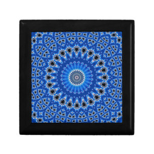 Trendy Blue Sapphire Island Boho Gift Box