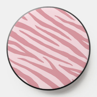 Trendy Blush Pink Elegant Animal Print PopSocket