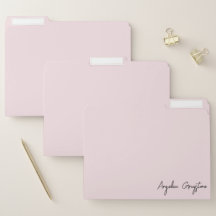 Trendy Blush Pink Personalized Name
