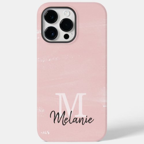Trendy Blush Pink Watercolor  Case_Mate iPhone 14 Pro Max Case