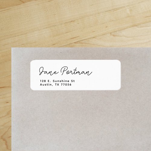 Trendy Bohemian  Minimalist Return Address Label