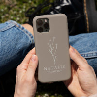 Trendy Boho Chic Minimalist Rustic Personalized