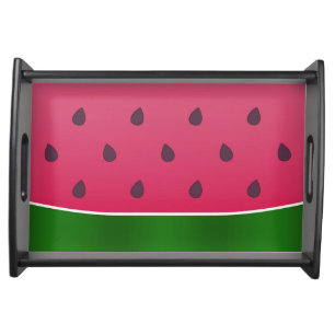 Trendy Bold Watermelon Graphic Art Serving Tray