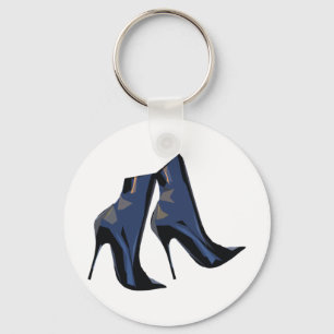 Trendy Boot Art Keychain