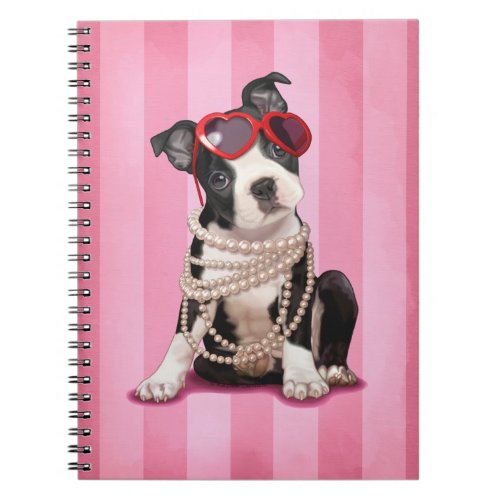 Trendy Boston Terrier Notebook