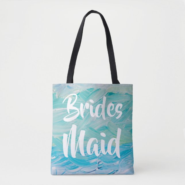 Trendy Bridesmaid Tote Bag (Front)