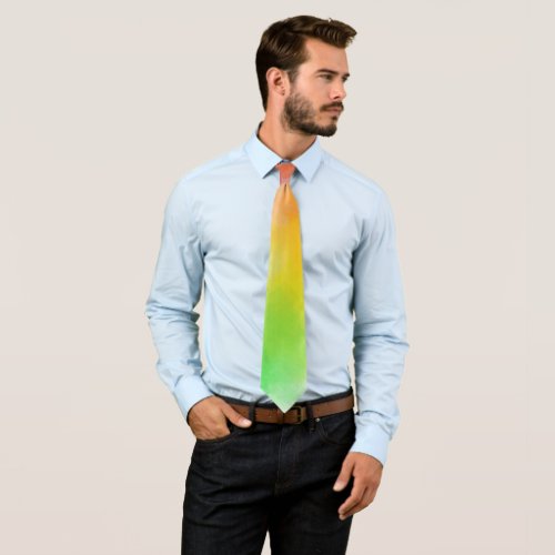 Trendy Bright Colors Abstract Art Work Template Neck Tie
