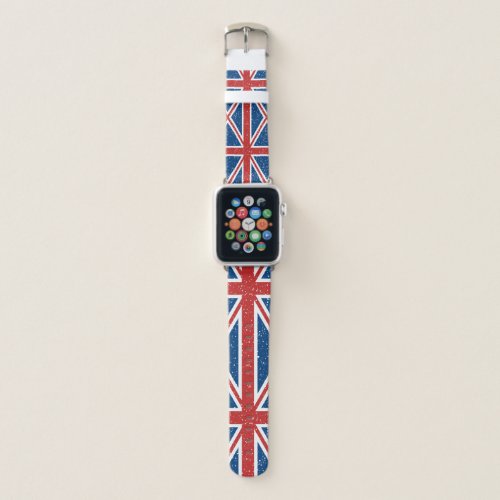 Trendy British flag Apple Watch Band