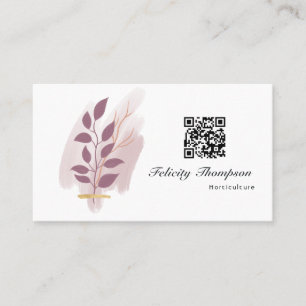 Trendy Brush Strokes Collage Business Card