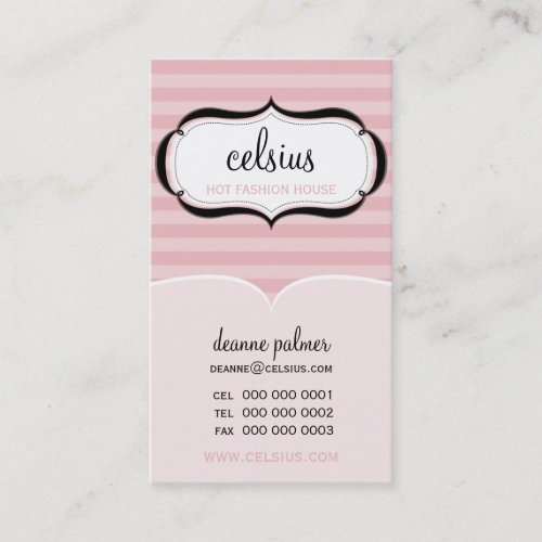 TRENDY BUSINESS CARD :: chic boutique 2P