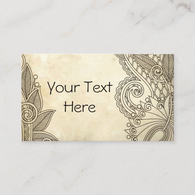 Trendy Business Cards (Front)