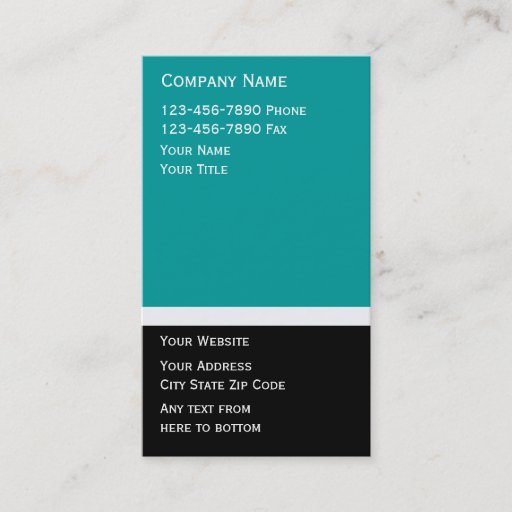 Customizable Trendy Business Cards