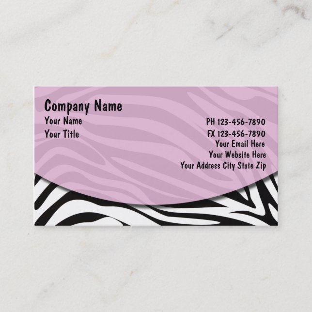 Trendy Business Cards_2 Card (Front)