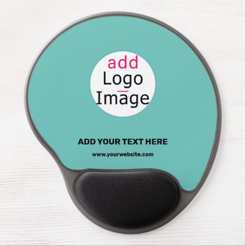 Trendy business customizable fresh mint green gel mouse pad