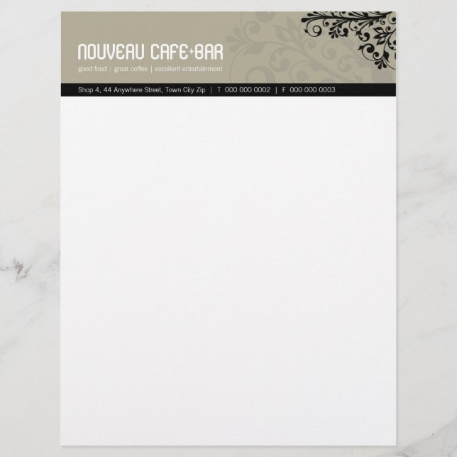 TRENDY BUSINESS LETTERHEAD :: elemental 7 (Front)