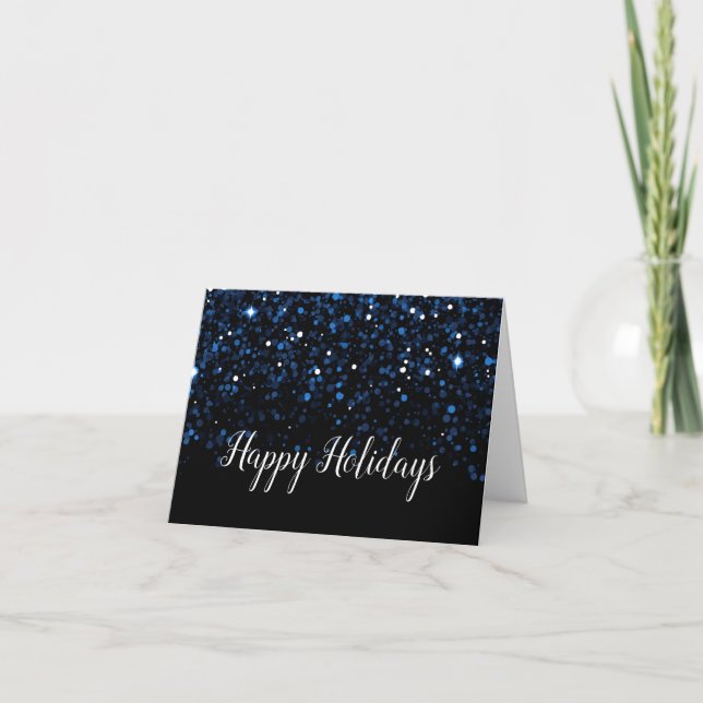 Trendy Business Seasonal Happy Holiday Cards (Front)