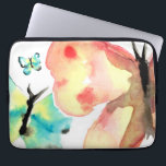 Trendy, butterfly watercolor laptop sleeve<br><div class="desc">Wrap your laptop in the delicate beauty of our "Butterfly Whispers - Watercolor Art Laptop Sleeve." Originally painted in watercolors for a cherished daughter, this design features ethereal butterflies, bringing a touch of nature's elegance to your daily routine. Each butterfly on this laptop sleeve is a work of art, with...</div>