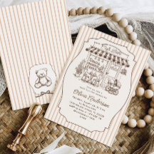 Trendy Cafe Bebe French Coffee Shop Baby Shower