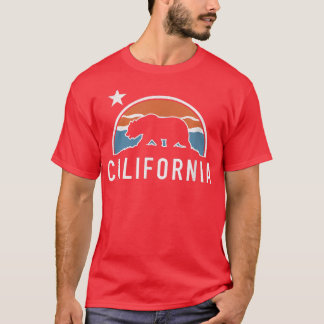 Trendy California Sun Bear Flag Silhouette  T-Shirt