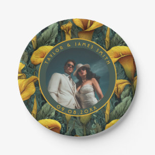 Trendy Calle Lilies Plates For Bachelorette Party