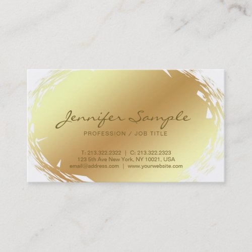 Trendy Calligraphed Director Manager Plain Luxury Business Card