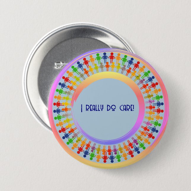 Trendy Campaign Colors -  Button (Front & Back)