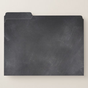 Trendy Chalkboard School Theme Teacher Education File Folder