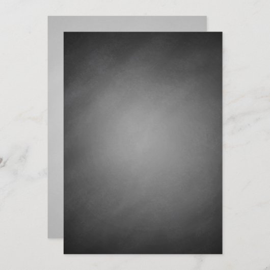 Trendy Chalkboard Vignette (Front/Back)