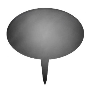 Trendy Chalkboard Vignette Cake Topper