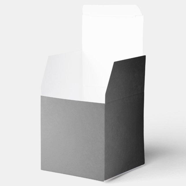 Trendy Chalkboard Vignette Favor Boxes (Opened)