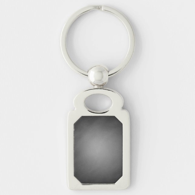 Trendy Chalkboard Vignette Keychain (Front)