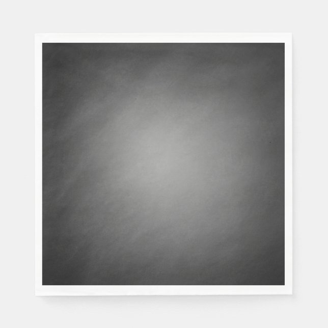 Trendy Chalkboard Vignette Paper Napkins (Front)