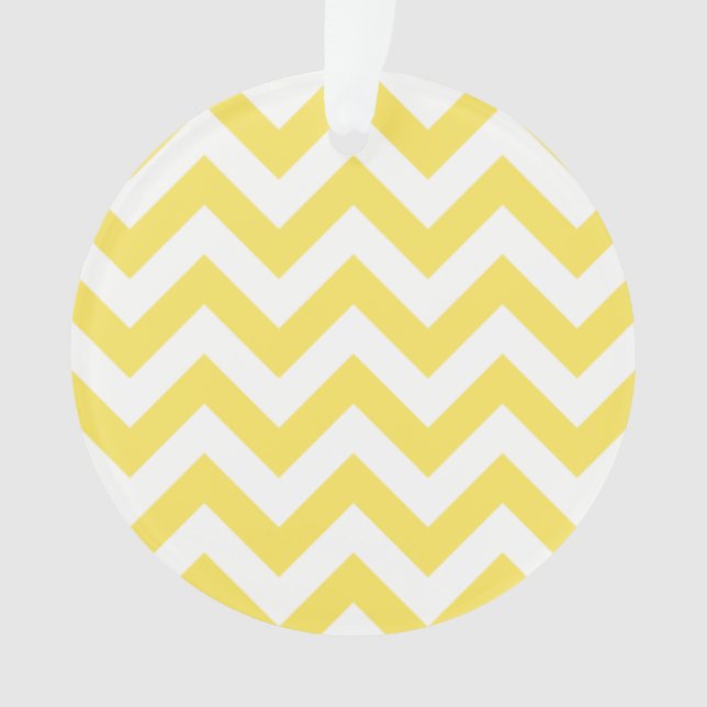 Trendy Chevron Acrylic Ornament (Front)