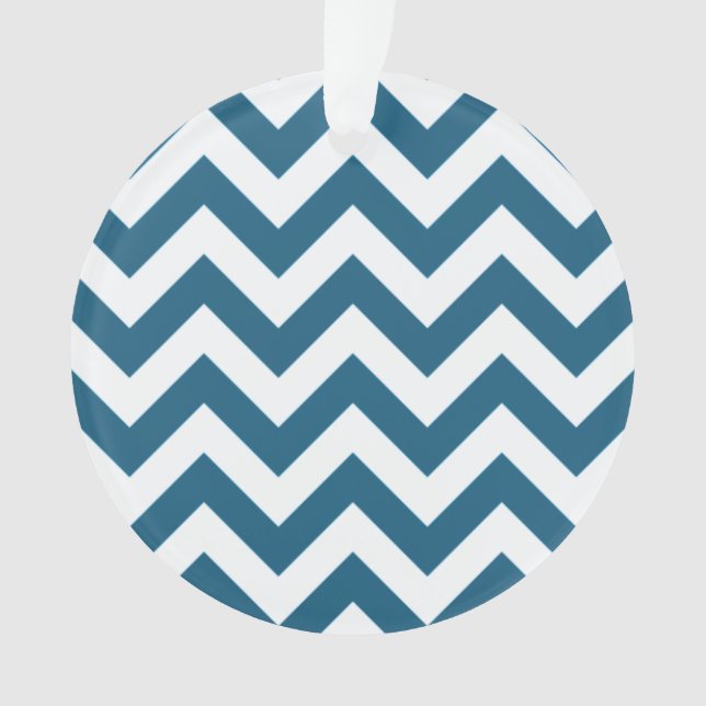Trendy Chevron Acrylic Ornament (Front)