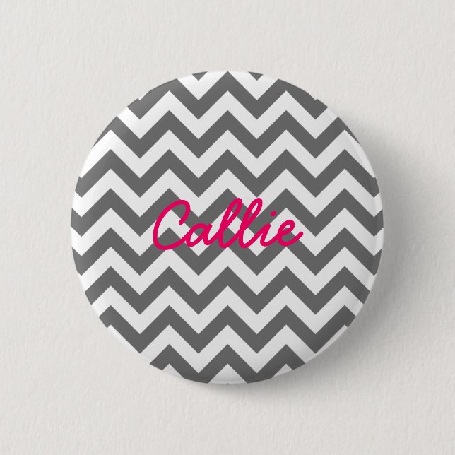 Trendy Chevron Button (Front)