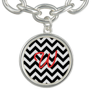 Trendy Chevron Charm Bracelet