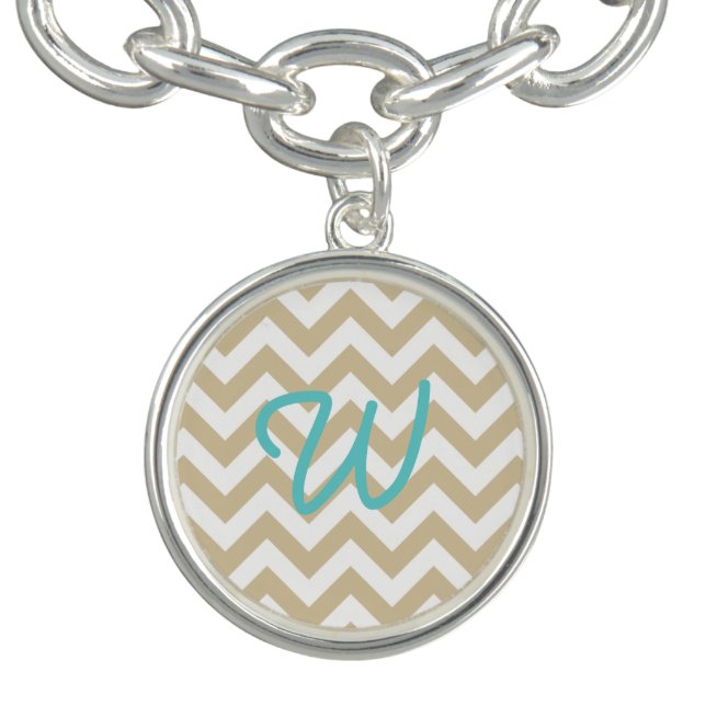 Trendy Chevron Charm Bracelet (Design)