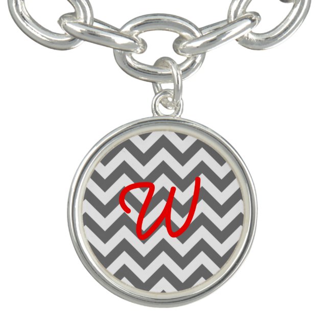 Trendy Chevron Charm Bracelet (Design)