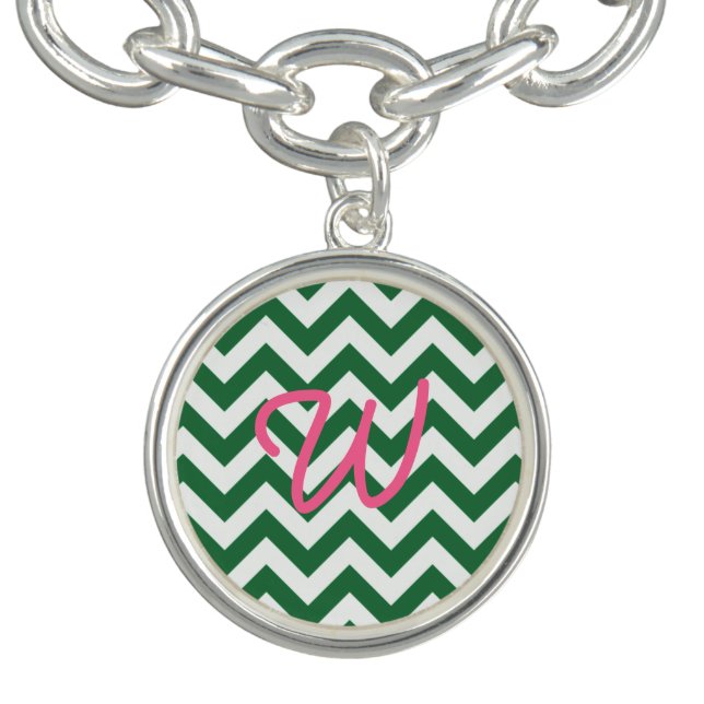 Trendy Chevron Charm Bracelet (Design)
