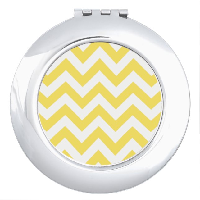 Trendy Chevron Compact Mirror (Front)