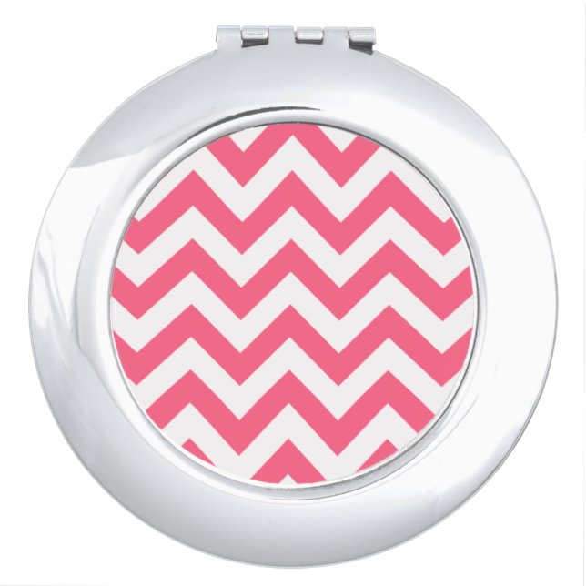 Trendy Chevron Compact Mirror (Front)