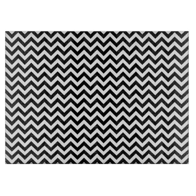 Trendy Chevron Cutting Board (Front)