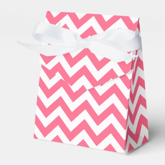 Trendy Chevron Favor Box (Front Side)