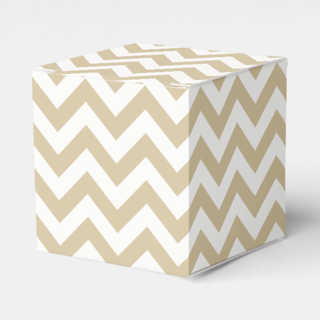 Trendy Chevron Favor Box (Front Side)