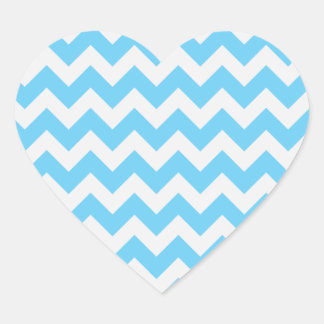 Trendy Chevron Heart Stickers