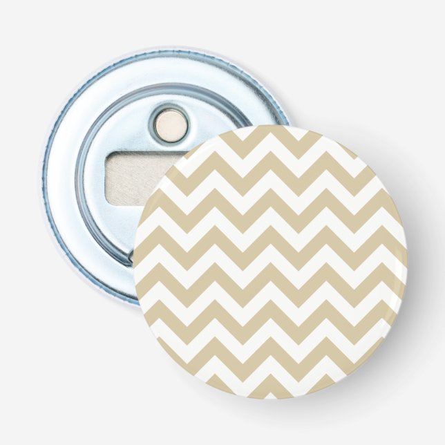 Trendy Chevron Magnet Bottle Opener (Front)