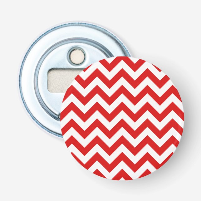 Trendy Chevron Magnet Bottle Opener (Front)