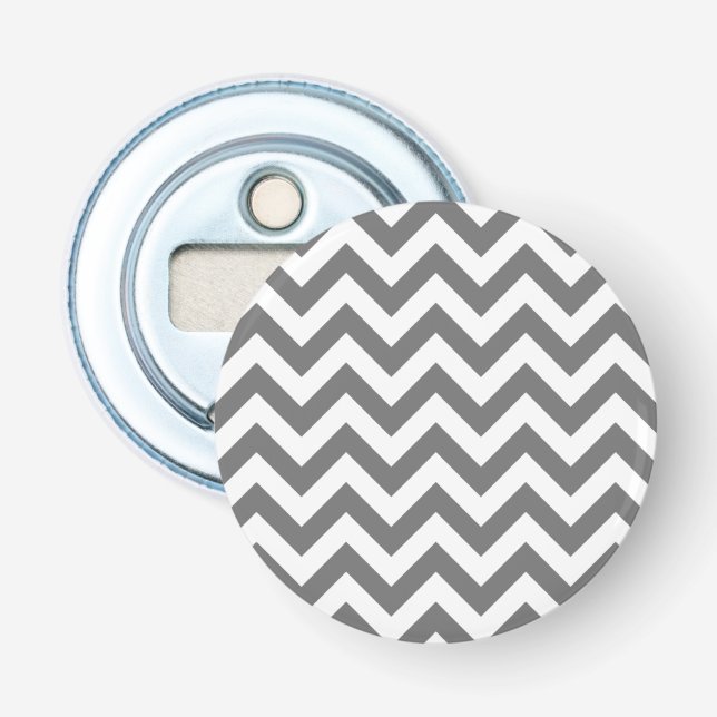 Trendy Chevron Magnet Bottle Opener (Front)